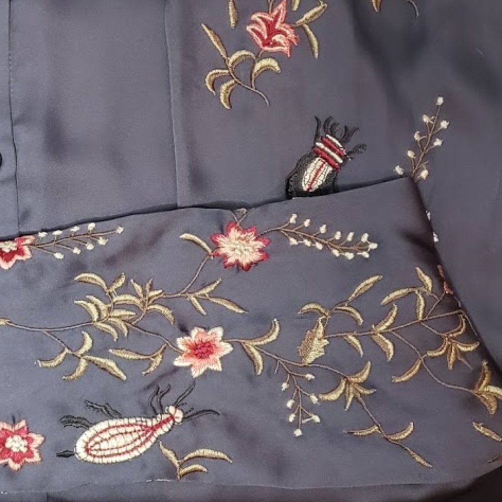 H & M Silky Embroidery Blouse - Picture 8 of 8